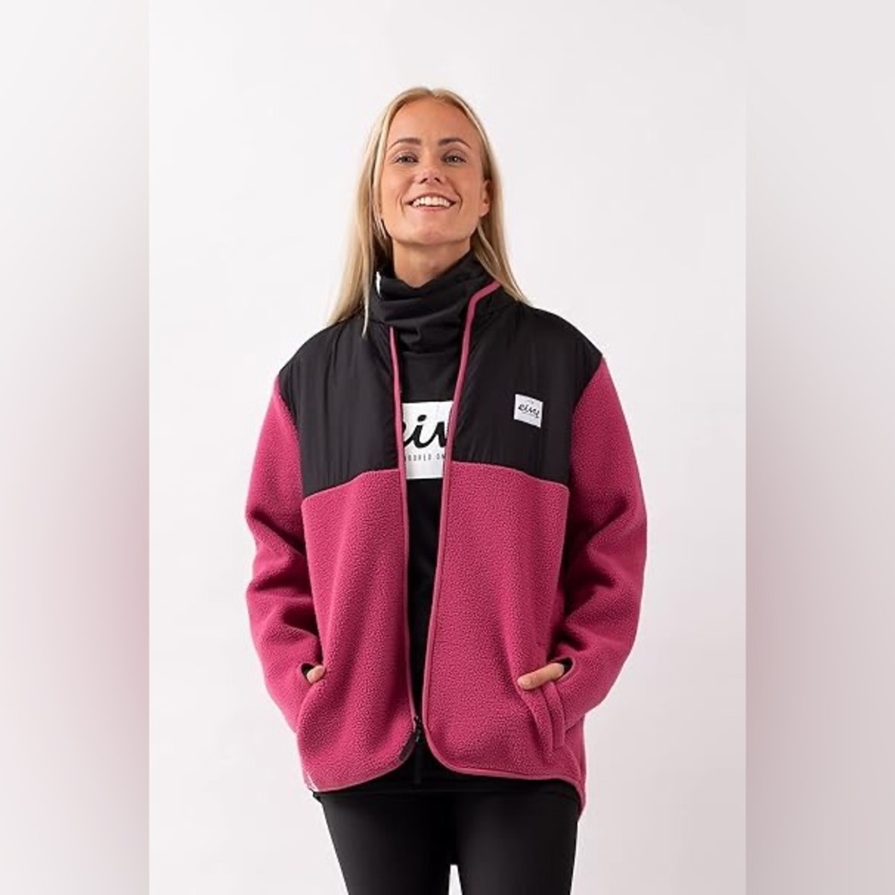 Eivy Bear Sherpa Jacket W Raspberry, Women’s (XL)